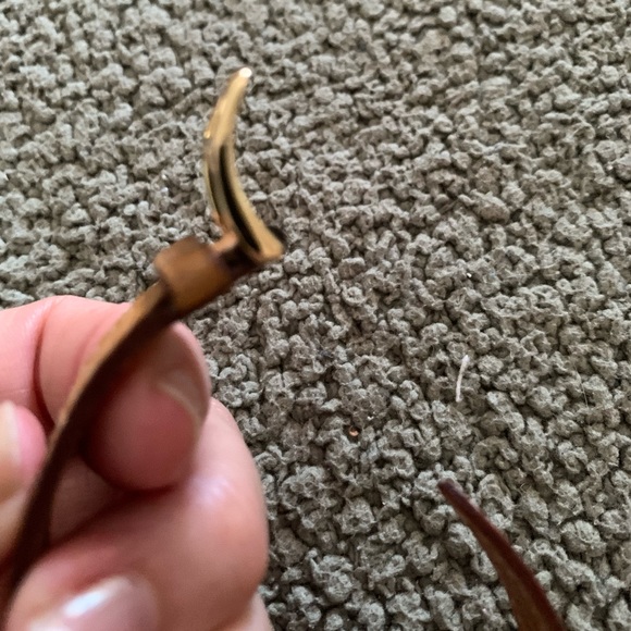 Authentic Hermes Kelly Watch Gold Lock Tan Leather band womens - Picture 12 of 14